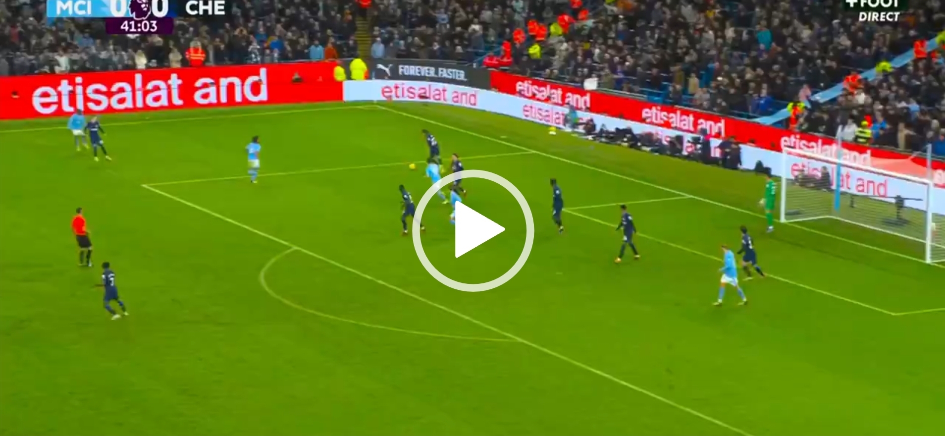 Highlight Video Man City vs Chelsea 1-0 Raheem Sterling with amazing goal