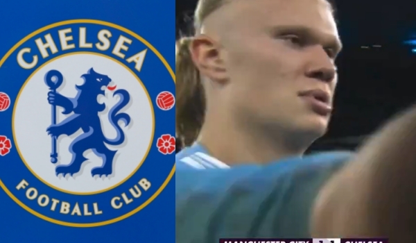 (Video) Erling Haaland shift camera out of his face after Manchester City draw with Chelsea