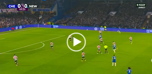 First half video Chelsea vs Newcastle 1-1 Jackson with amazing goal